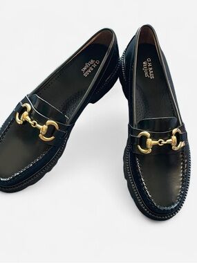 G. H. Bass Weejuns “Lincoln Bit” black leather loafers